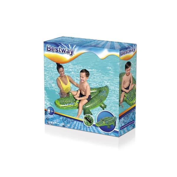 Buddy Croc-Rid På Pool Float