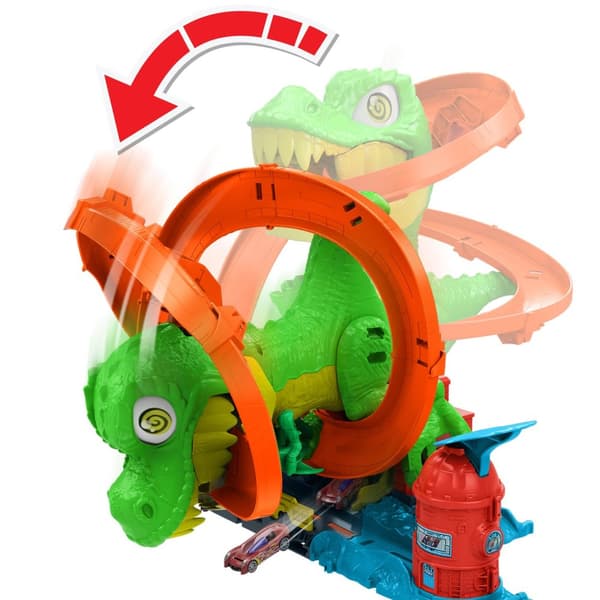 Hot Wheels City T-Rex Brannstasjon