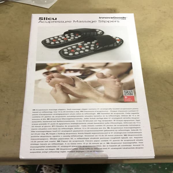 Akupunktur massasjetøfler Slicu InnovaGoods