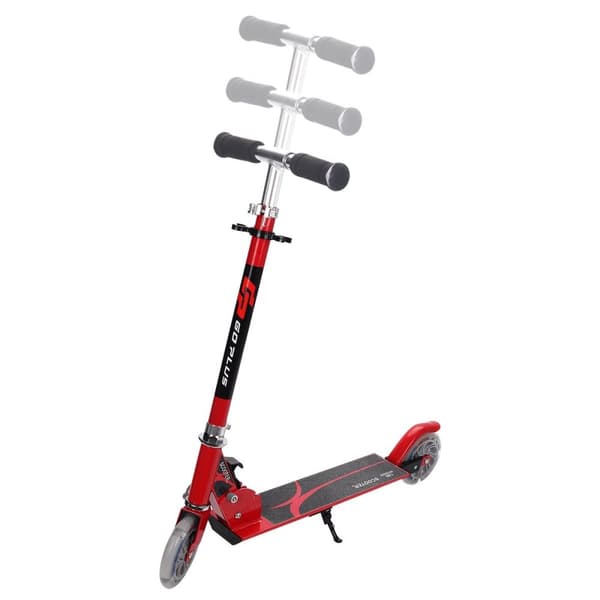 Scooter sparkesykkel sparkesykkel barnescooter byscooter sammenleggbar opp til 70 kg-rød