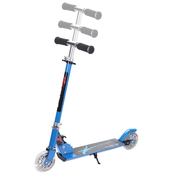 Scooter sparkesykkel sparkesykkel barnescooter byscooter sammenleggbar opp til 70KG-blå
