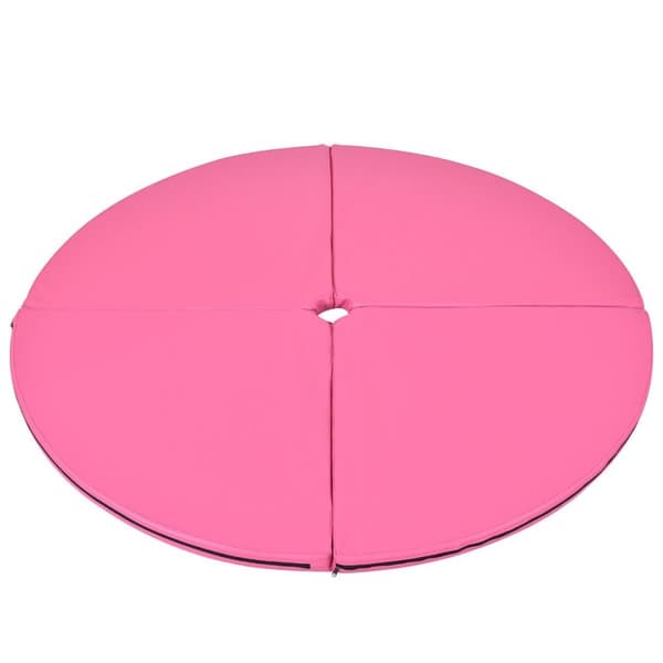 Poledance beskyttelsesmatte, poledance matte, fallmatte, kollisjonsmatte, rosa