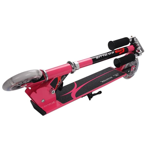 Scooter sparkesykkel sparkesykkel barnescooter byscooter sammenleggbar opp til 70KG-rosa
