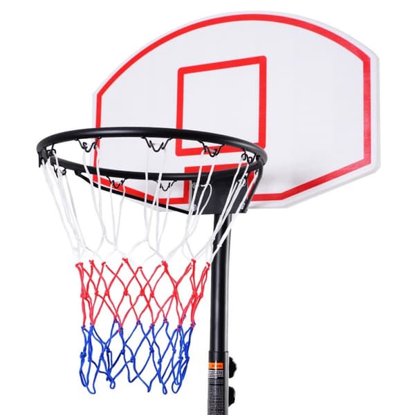 Basketballstativ mobil basketballkurv med stativ høydejusterbar