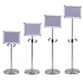 Miniatyrbilde 4 av 5: Informasjonsstativ, informasjonsstativ, plakatstativ, kundestopper laget av metall, dreibar (A4)