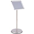 Miniatyrbilde 2 av 5: Informasjonsstativ, informasjonsstativ, plakatstativ, kundestopper laget av metall, dreibar (A4)
