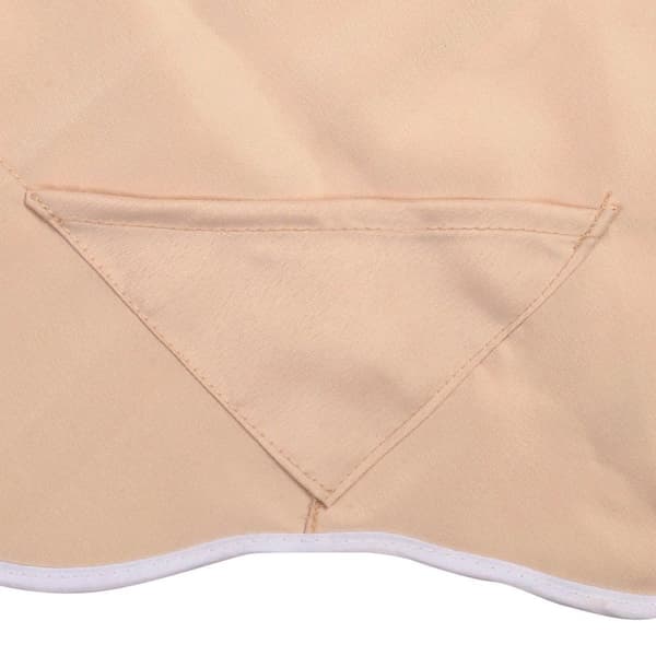 Solsejl udskiftning tagdækning til verandagynge beige/grøn 196 x 110 cm-beige