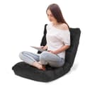 Pikkukuva 2 / 5: Lattiatuoli Taitettava Lazy Sohva Lazy Tatami Lattiatyyny musta/harmaa/kahvimusta