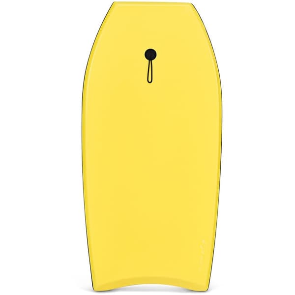 Bodyboard kevyt uimalauta EPS-ytimellä & XPE-pinnalla lapsille ja aikuisille 106cm keltainen