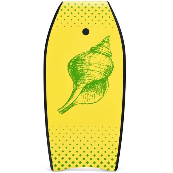 Bodyboard kevyt uimalauta EPS-ytimellä & XPE-pinnalla lapsille ja aikuisille 106cm keltainen
