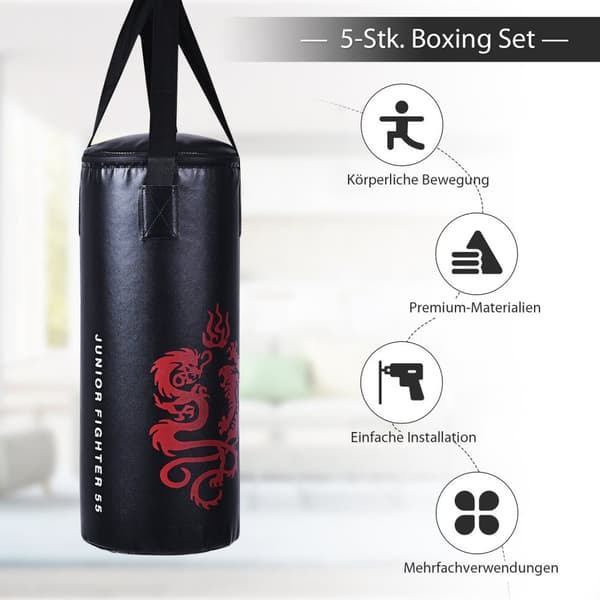10 kg boksesekksett med 8oz boksehansker boksesekk for barn boksesekk boksesekk