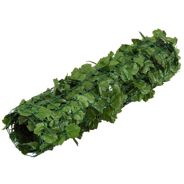 Kunstig plante Væghæk Vedbendblade Privacy Screen Hæk Plant Udendørs & Indendørs Havehegn 150 x 300 cm