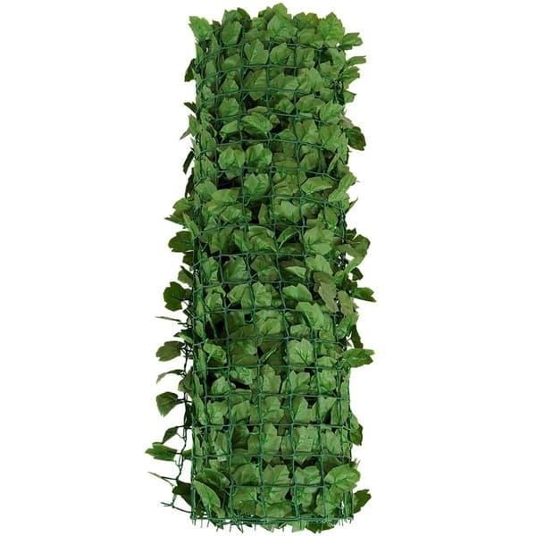 Kunstig plante Væghæk Vedbendblade Privacy Screen Hæk Plant Udendørs & Indendørs Havehegn 150 x 300 cm