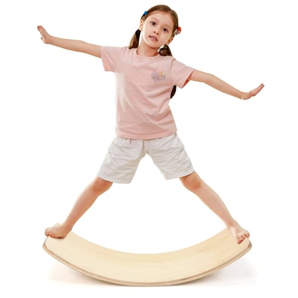 Tasapainolauta Curvy Board Tasapainolauta puusta 90 x 30cm