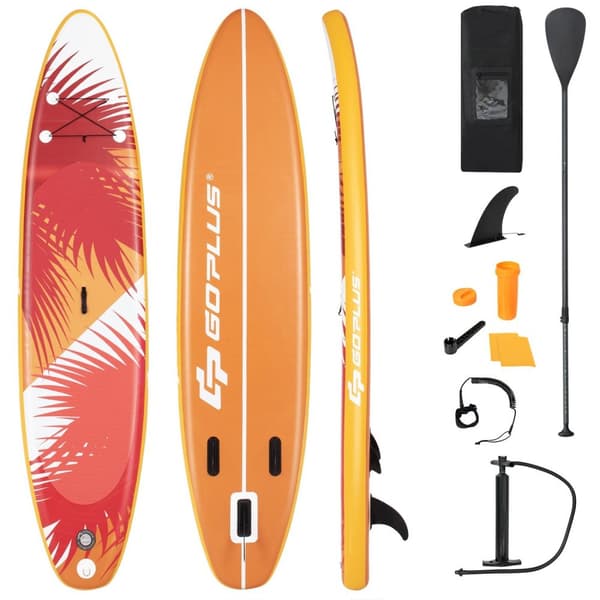 Oppblåsbart Stand Up Paddle Board Oppblåsbart Stand Up Paddle Board 335 x 76 x 15 cm oransje