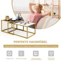 Miniatyrbild 5 av 5: 2 x sidobordsset, soffbord, modernt sidobord i marmor, gul + svart + vit