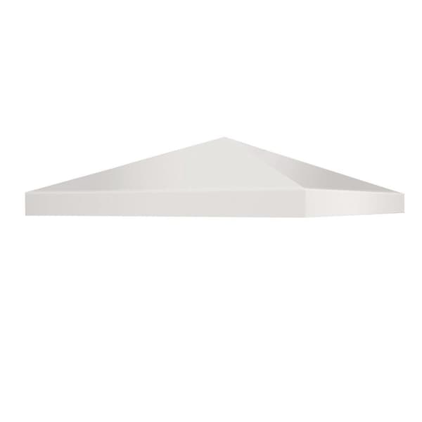 Lysthus erstatningstak solskjermingsdeksel med borrelås 300 x 300 cm beige