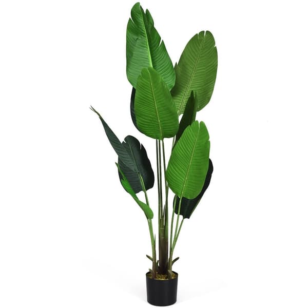 Kunstig Plante Kunstig Grøn Plante 160cm Tropical Palm Artificial Monstera Snake Plant