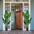 Miniatyrbillede 1 af 5: Kunstig Plante Kunstig Grøn Plante 160cm Tropical Palm Artificial Monstera Snake Plant