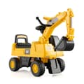 Miniatyrbilde 1 av 5: Barnes ryddespade funksjonell gravemaskin leke med spade gravemaskin 74 x 30 x 54 cm gul