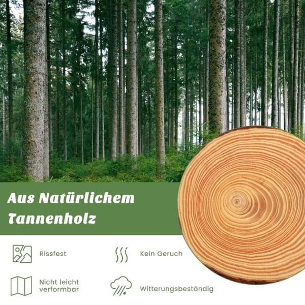 Højbed med hegn plantekasse i træ med 4-sidet beskyttelseshegn & plantegitter 107 x 107 x 70 cm