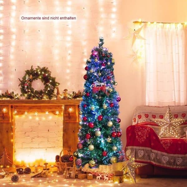 150cm Stor konstgjord julgran Holiday Tree Home Green