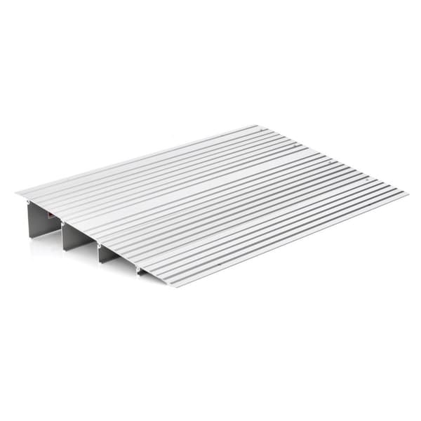 Oven kynnysramppi 10,5 cm korkea sisääntuloramppi säädettävällä alumiinirungolla, luistamaton kulkuramppi