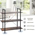 Miniatyrbillede 5 af 5: 3-etagers plante- og blomsterstativ reol med metalramme Multifunktions displaystativ med anti-tip