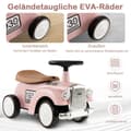 Miniatyrbild 1 av 5: Rutcshauto åkfordon med förvaringsutrymme & tippskydd barnbil med ratt 58 x 27 x 34 cm rosa