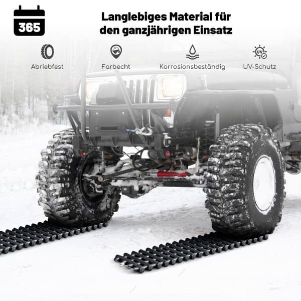 2-pack däck dragmattor med väska nödhjälpmedel svart 82 x 21 x 2,8 cm