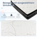 Miniatyrbilde 5 av 5: 32 cm høyde memory foam madrass med kjølende gel beriket hybrid madrass 140 x 200 cm