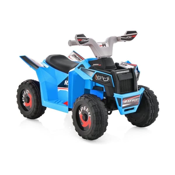 6V børne quad elektrisk med frem/tilbage kontakt børne quad mini elektrisk quad blå