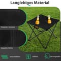 Miniatyrbilde 4 av 5: Overdimensjonerte campingstoler med bord og 2 drikkeholdere og oppbevaringspose sammenleggbare stoler