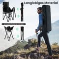 Miniatyrbilde 5 av 5: Overdimensjonerte campingstoler med bord og 2 drikkeholdere og oppbevaringspose sammenleggbare stoler