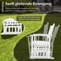 Miniatyrbilde 3 av 5: Hagebenk med skånsom glidebevegelse Værbestandig gyngebenk kan holde opp til 225 kg