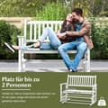 Miniatyrbilde 4 av 5: Hagebenk med skånsom glidebevegelse Værbestandig gyngebenk kan holde opp til 225 kg