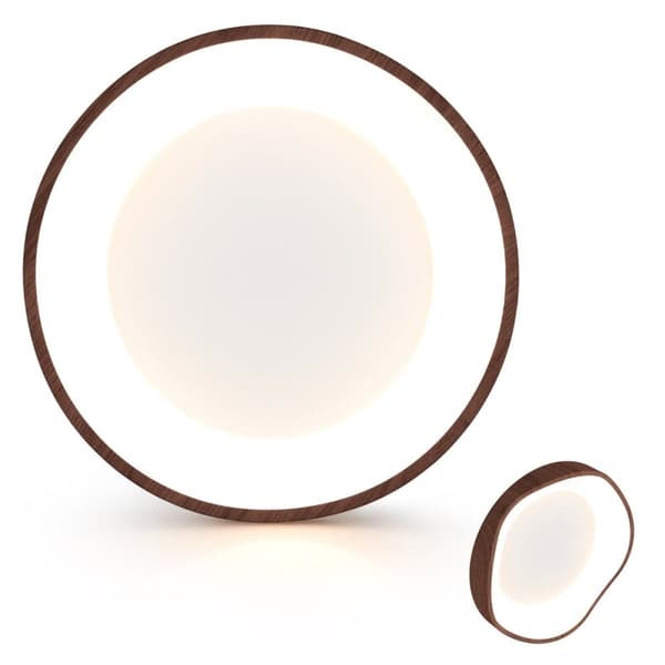 24W LED loftslampe energibesparende loftslampe med træåre 41,5 x 10 cm