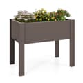 Miniatyrbilde 2 av 5: Plast høyseng hageseng selvvanende 53L 76 x 45 x 61 cm kaffe