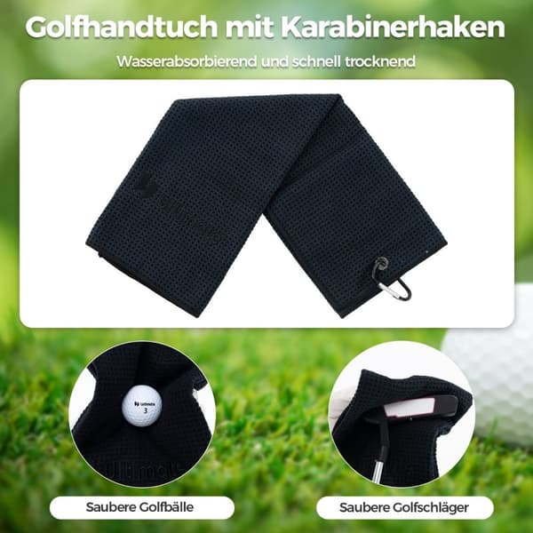 Komplett golfpresentset för män Golftillbehörsset med 3 golfbollar Golfpresent i presentförpackning