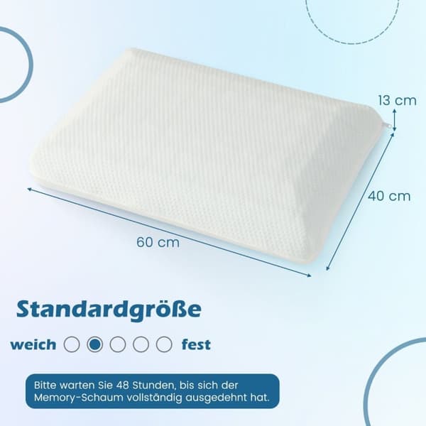 40 x 60 cm kjøleputesett med 2 kjøleputer for sovegelputer med maskinvaskbart trekk