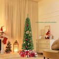 Miniatyrbilde 4 av 5: 150cm blyant juletre kunstig juletre med 295 grønne grenspisser