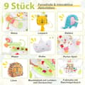 Miniatyrbillede 5 af 5: Baby Sky Jumperoo med justerbare højder & legetøj & spilledåse Baby Walker Gul