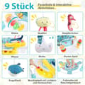 Miniatyrbilde 5 av 5: Baby Sky Jumperoo med justerbare høyder og leker og spilleboks lyseblå