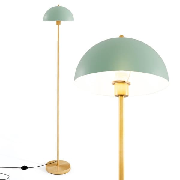 Golvlampa vardagsrum 163cm E27 socket golvlampa med splittersäker lampskärm