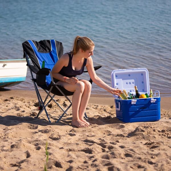 Sammenleggbar campingstol med polstring