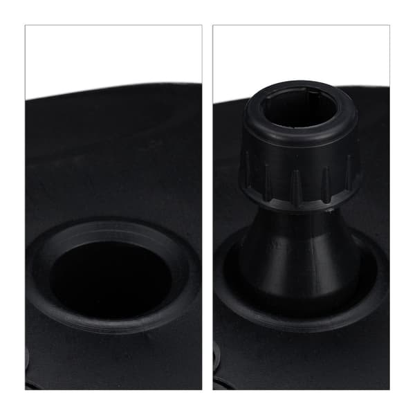 Sort parasoll base