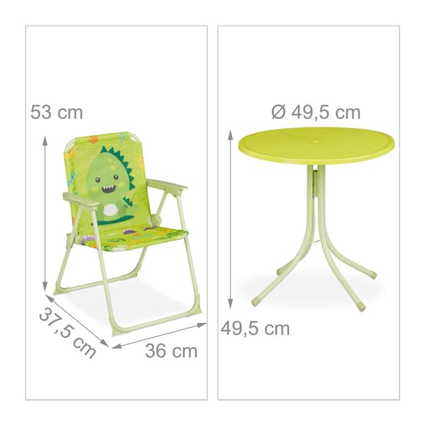 Camping Sittegruppe for barn med parasoll