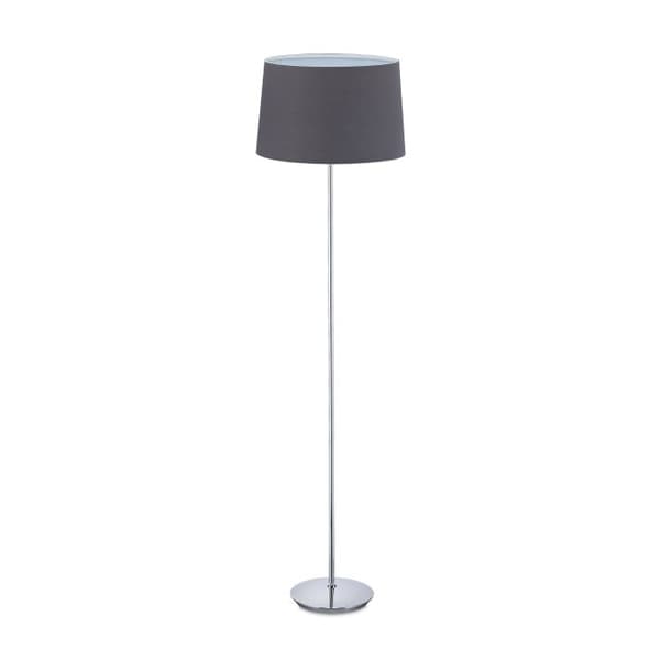 Golvlampa med tygskärm