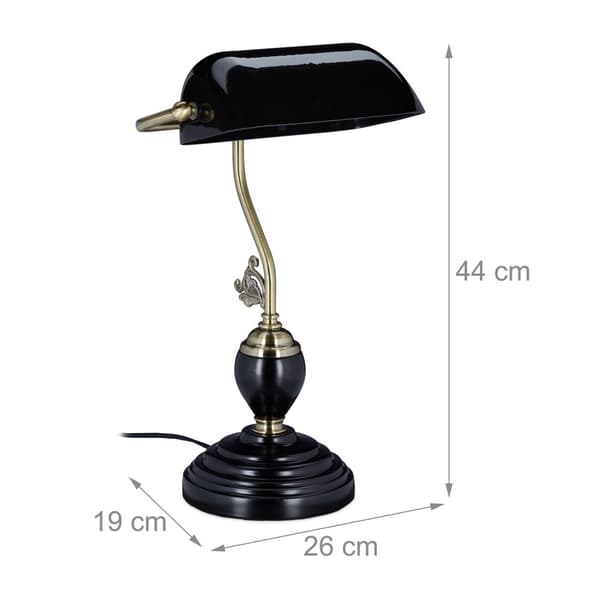 Sort banker lampe