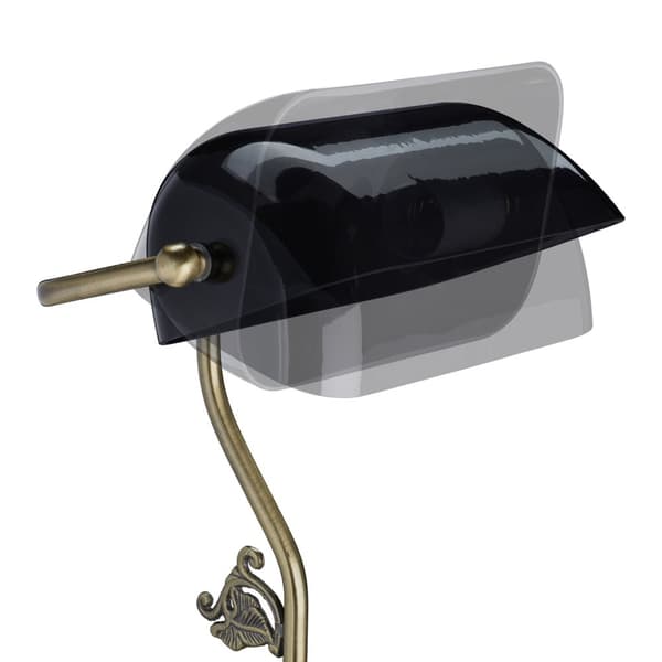 Sort banker lampe